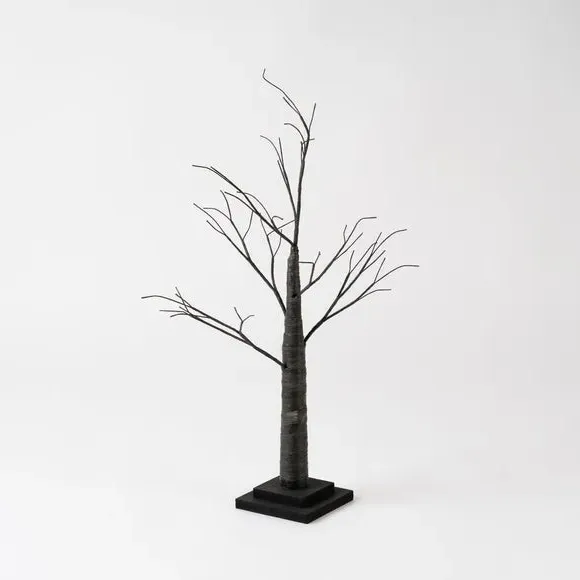 70cm Artificial Tree Decoration - Black, Plastic