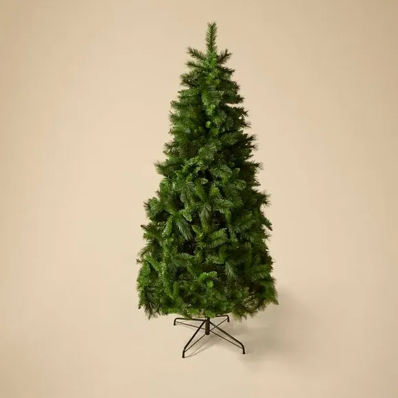 7ft Pre-Lit Christmas Tree - Green, Pine