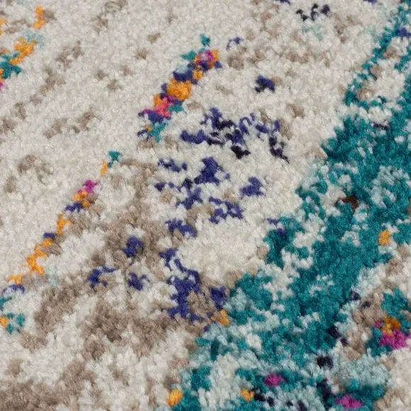 Abstract Area Rug - Multicoloured