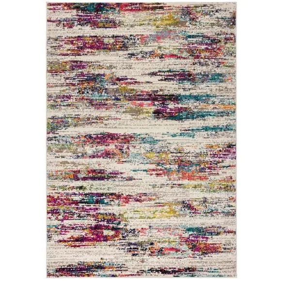 Abstract Area Rug - Multicoloured