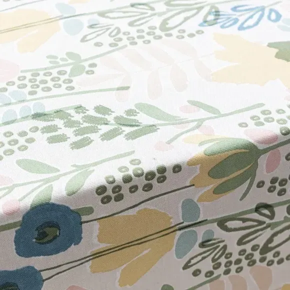Abstract Floral Tablecloth - Multicolor, Cotton