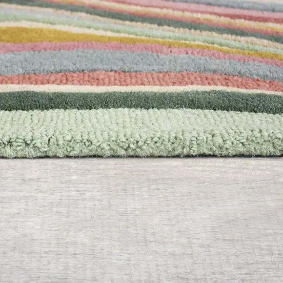 Abstract Flow Area Rug - Multicoloured, Wool