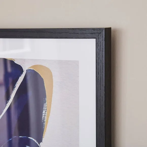 Abstract Framed Print - Blue