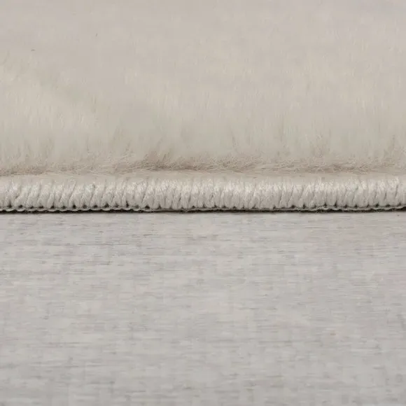 Abstract Wave Rug with High-Low Pile - Ivory