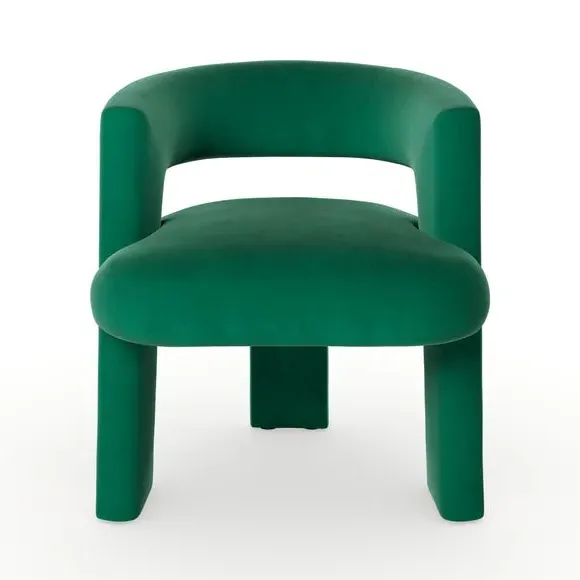 Accent Chair - Racing Green, Velvet