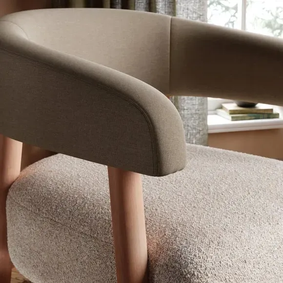 Accent Chair with Foam Seat - Mole, Boucle