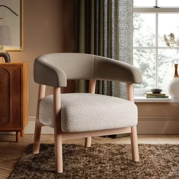 Accent Chair with Foam Seat - Mole, Boucle image