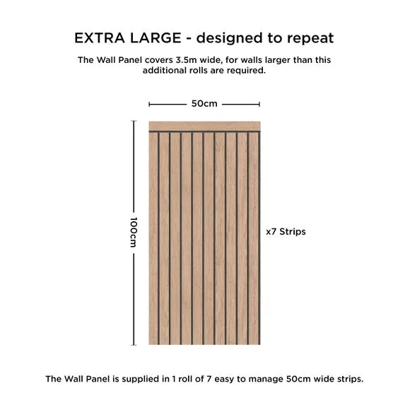 Acoustic Panel Wall Mural - Natural, Non-Woven Paper