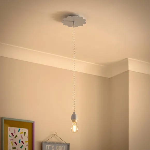 Adjustable Ceiling Light Cable - Blue, Steel