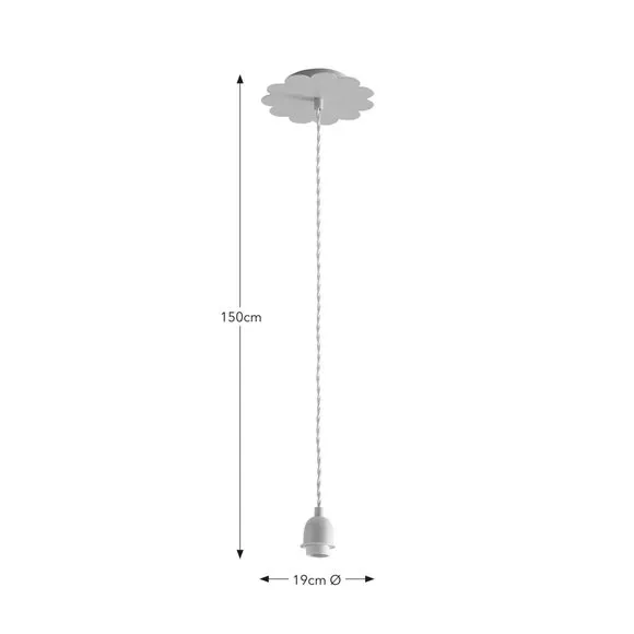 Adjustable Ceiling Light Cable - Blue, Steel