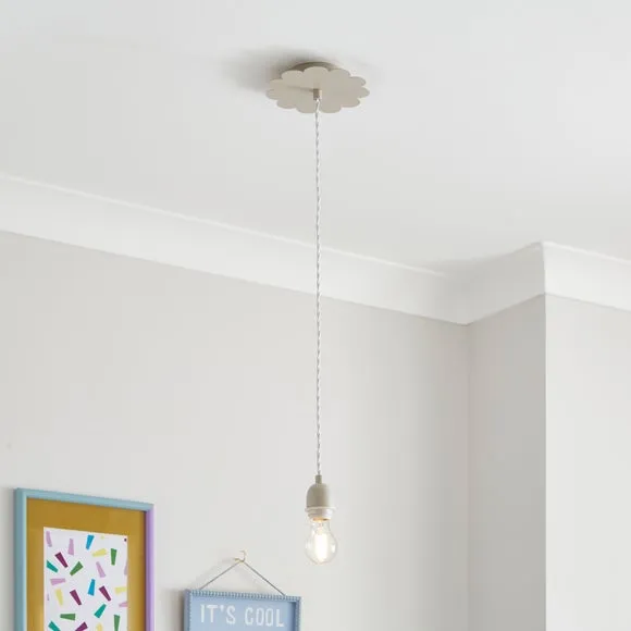 Adjustable Ceiling Light Cable - Sandstone, Steel