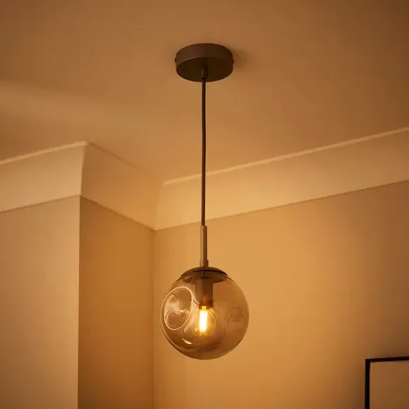 Adjustable Ceiling Light - Grey, Glass