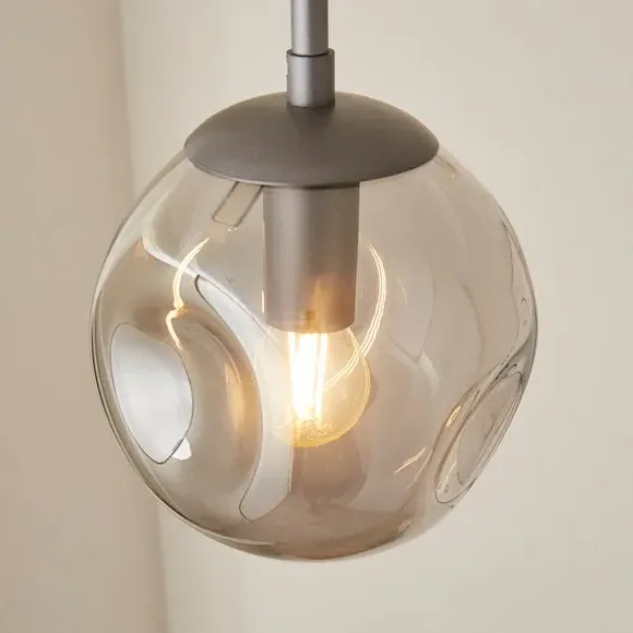 Adjustable Ceiling Light - Grey, Glass