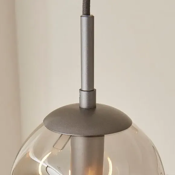 Adjustable Ceiling Light - Grey, Glass