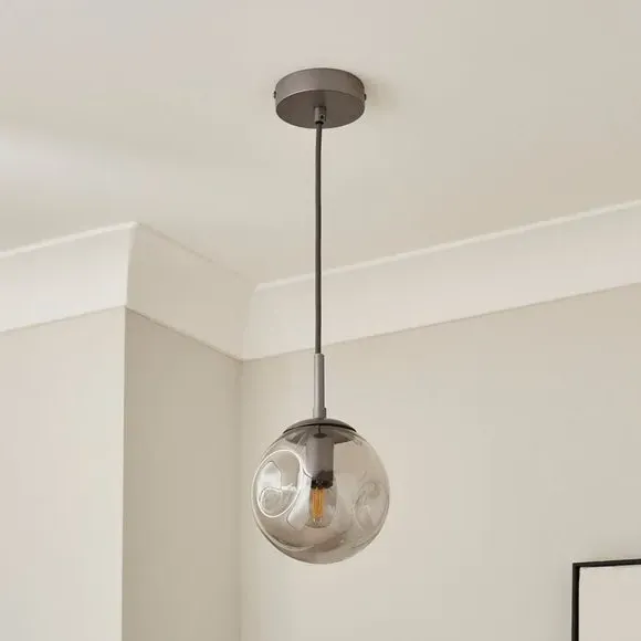 Adjustable Ceiling Light - Grey, Glass image