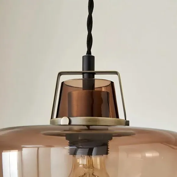 Adjustable Ceiling Light - Smoke, Metal