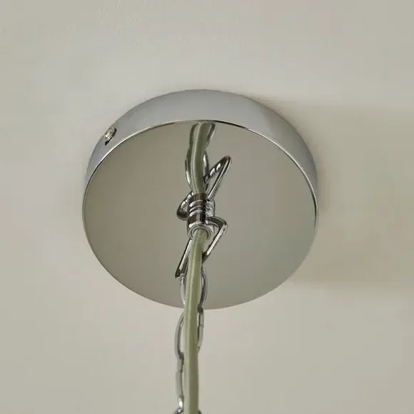 Adjustable Chandelier with Staggered Design - Green