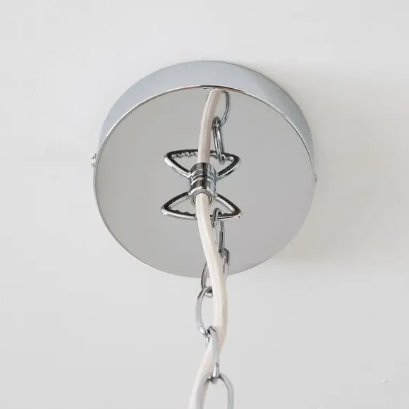 Adjustable Chandelier with Staggered Design - Orange