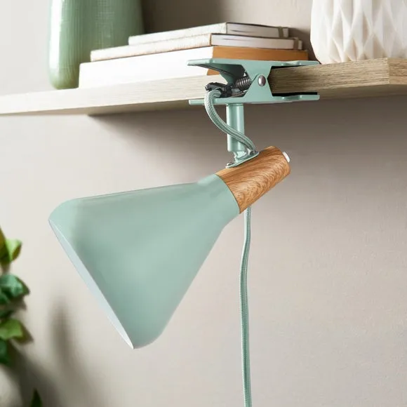 Adjustable Clip-On Task Lamp - Blue