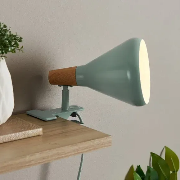Adjustable Clip-On Task Lamp - Blue image