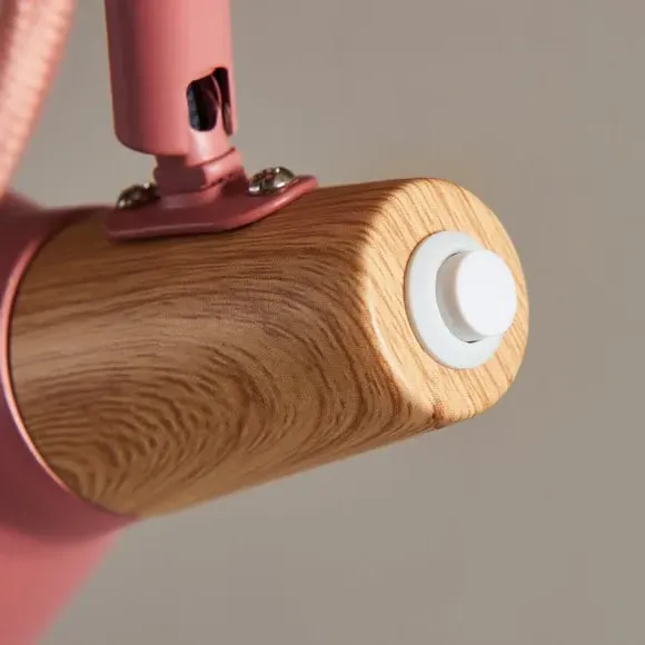 Adjustable Clip-On Task Lamp - Clay