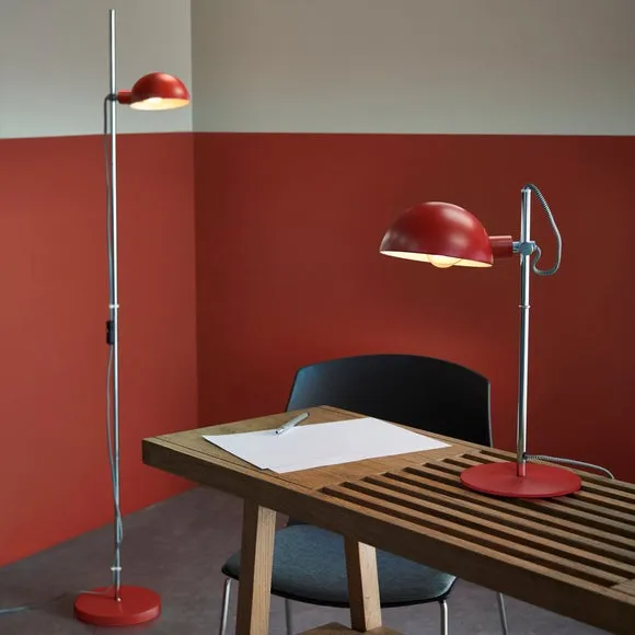 Adjustable Floor Lamp Retro Design - Red