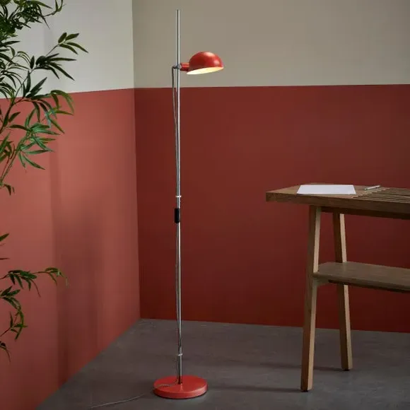 Adjustable Floor Lamp Retro Design - Red image