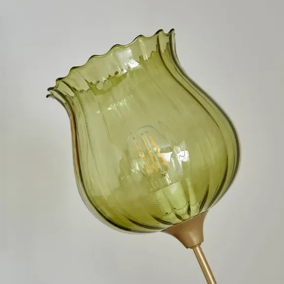 Adjustable Floor Lamp with Dual Arms - Gold, Metal