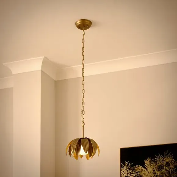 Adjustable Pendant Light Art Deco - Gold