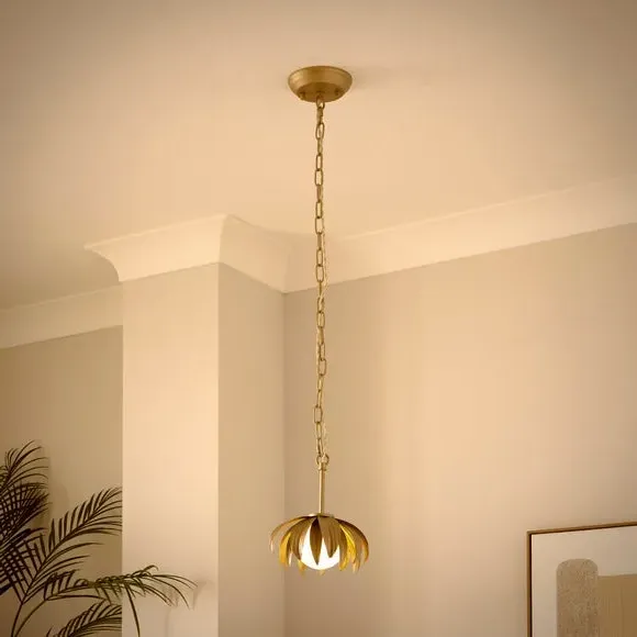 Adjustable Pendant Light Art Deco - Gold