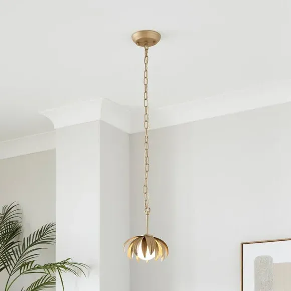 Adjustable Pendant Light Art Deco - Gold image