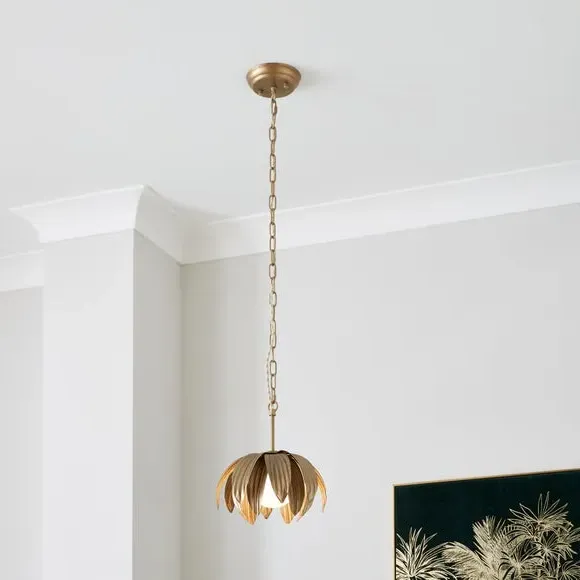 Adjustable Pendant Light Art Deco - Gold