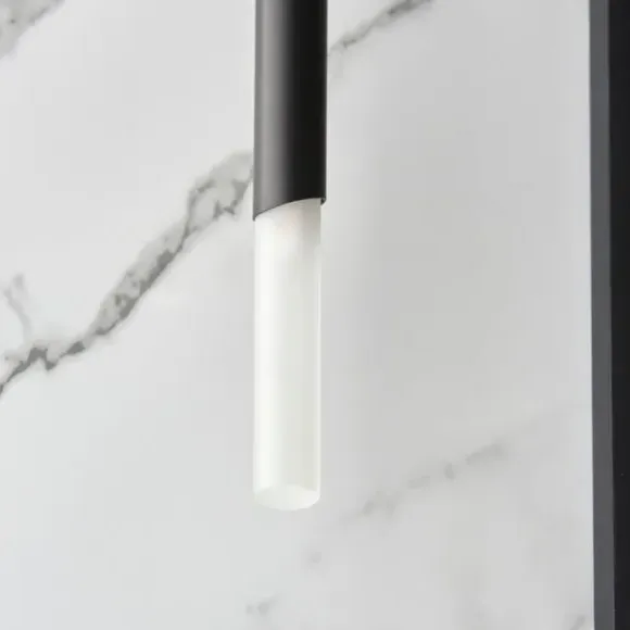 Adjustable Pendant Light - Black, Metal