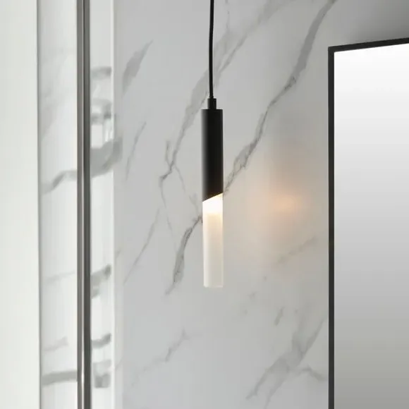 Adjustable Pendant Light - Black, Metal image