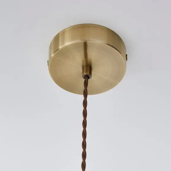 Adjustable Pendant Light Cable - Antique Brass