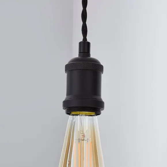 Adjustable Pendant Light Cable - Black