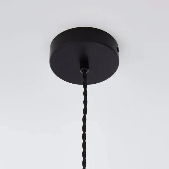 Adjustable Pendant Light Cable - Black