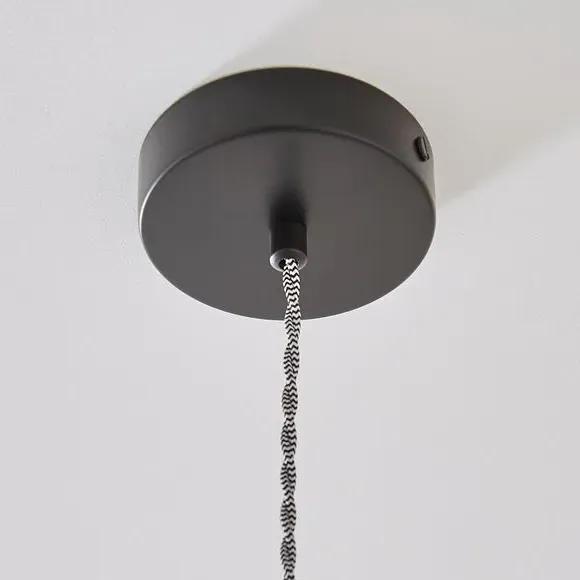 Adjustable Pendant Light Cable - Black