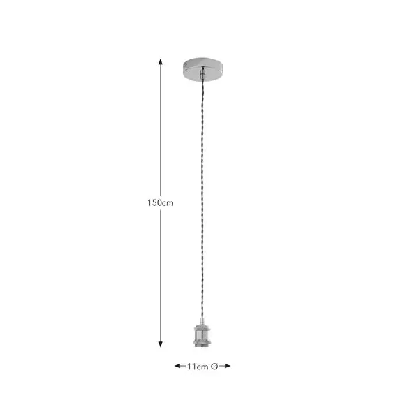 Adjustable Pendant Light Cable - Blue