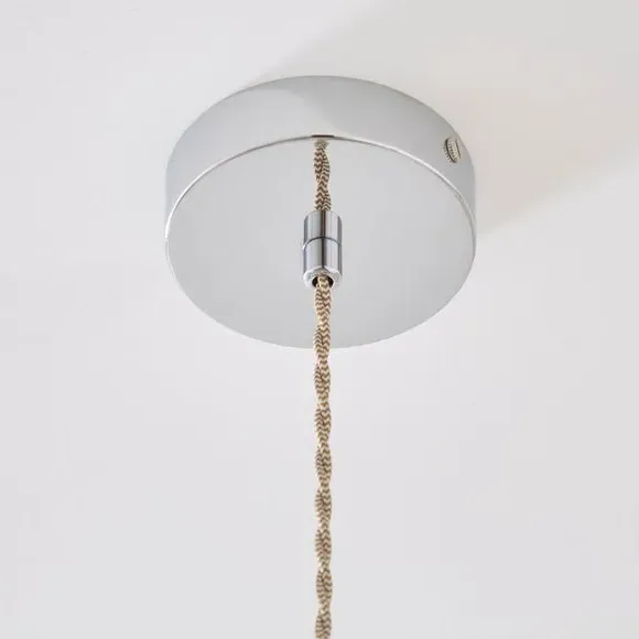 Adjustable Pendant Light Cable - Chrome