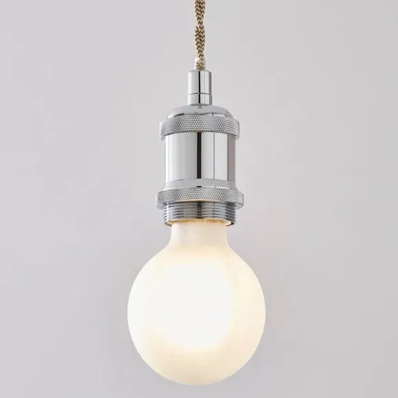 Adjustable Pendant Light Cable - Chrome