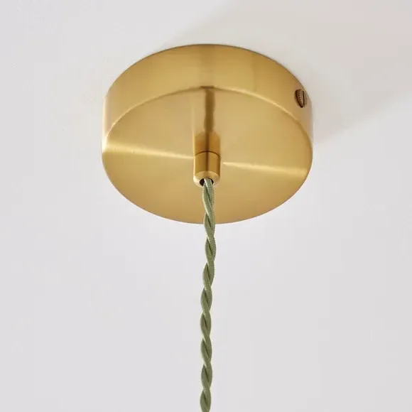 Adjustable Pendant Light Cable - Green