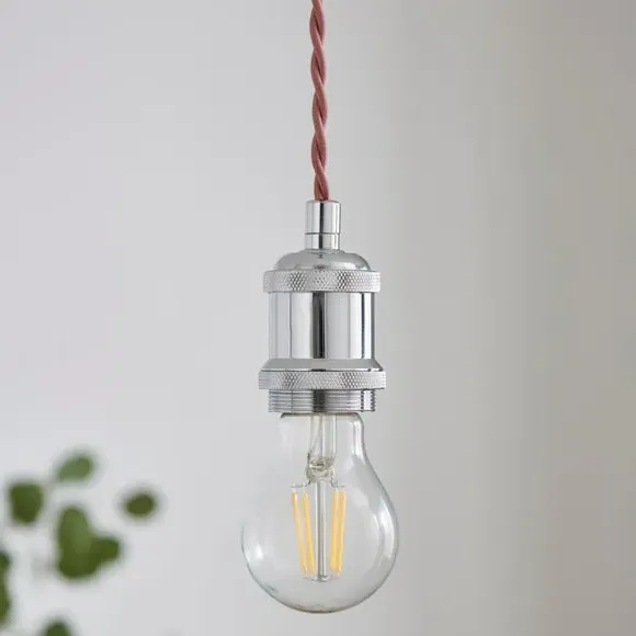Adjustable Pendant Light Cable - Pink