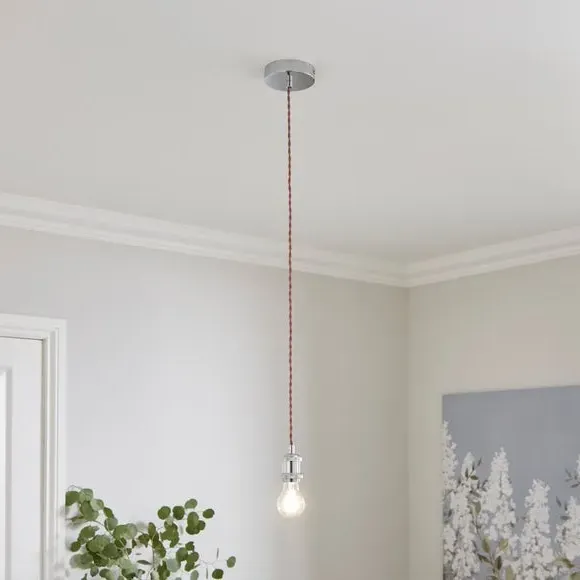 Adjustable Pendant Light Cable - Pink