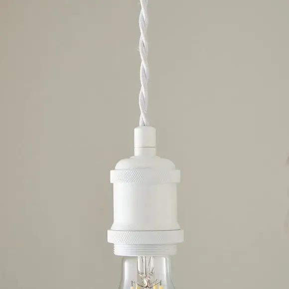 Adjustable Pendant Light Cable - White