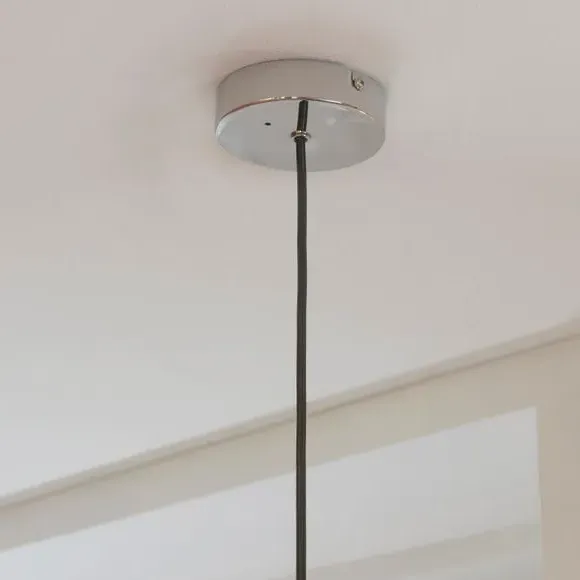 Adjustable Pendant Light - Chrome, Metal