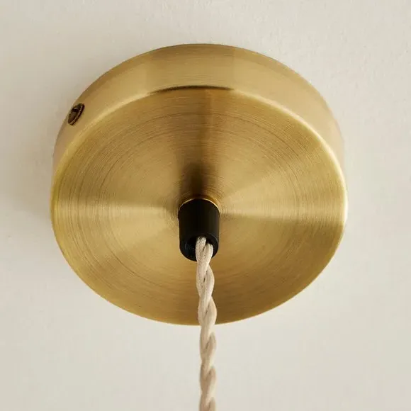 Adjustable Pendant Light - Gold, Glass