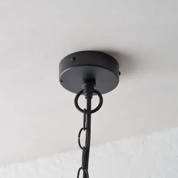 Adjustable Pendant Light Industrial - Black, Metal