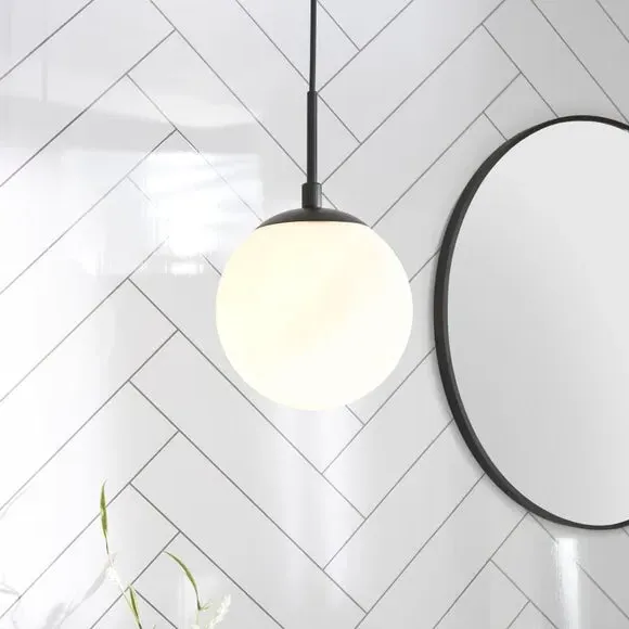 Adjustable Pendant Light Industrial - Black