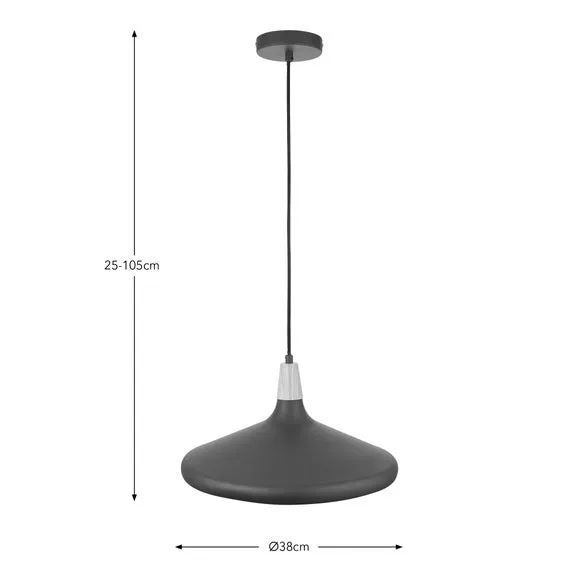 Adjustable Pendant Light - Mulberry, Metal